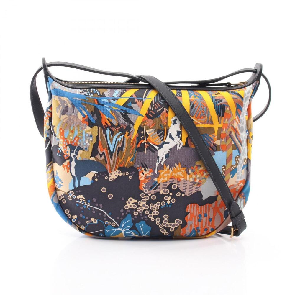 Hermes HERMES Sursoy To Go Shoulder Bag Handbag Silk Veau Swift Women's Navy ...